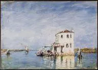 Qui a peint 'Maison dans la lagune' ?