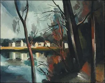 Qui a peint 'La maison de l'tang' ?