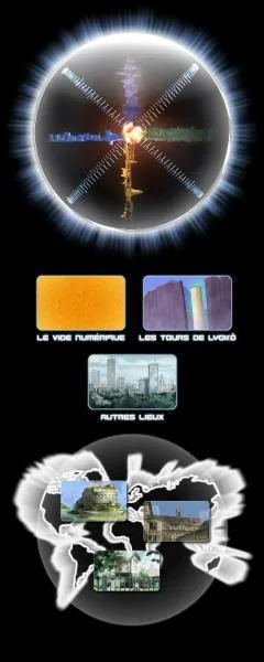 Que reprsente la sphre tout en haut de l'image ?