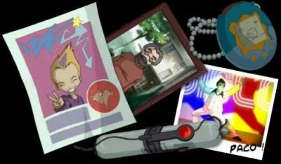 Qui utilise l'objet gris avec un rond rouge ?