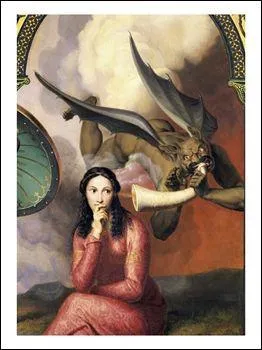 'Le diable tenant une jeune fille'