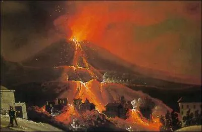 Quel volcan est  l'origine de l'ensevelissement de Pompi ?