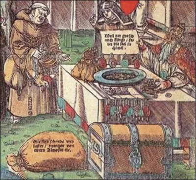 Quelle pratique catholique a dclench ce schisme en 1517 ?