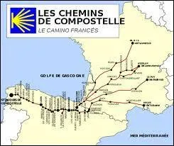 Combien de chemins principaux vous sont proposs en France pour y aller ?