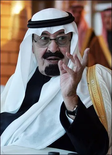 Abdallah bin Abdelaziz al-Saud est roi depuis 1923. Il a 9 femmes, 35 enfants et une norme fortune personnelle. Sur quel pays rgne-t-il ?