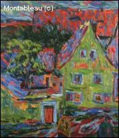 Qui a peint 'La maison verte' ?