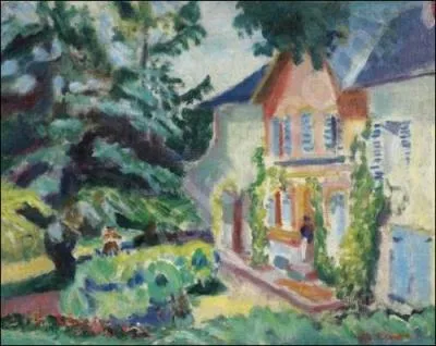 Qui a peint 'La maison rose' ?