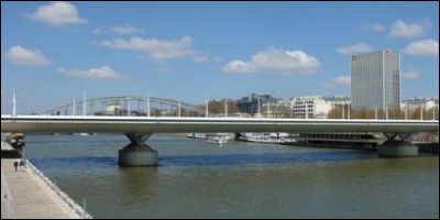 Quel est le pont de Paris qui relie le 12e arrondissement, au niveau de la rue Van-Gogh, au 13e arrondissement, sur le quai d'Austerlitz ?