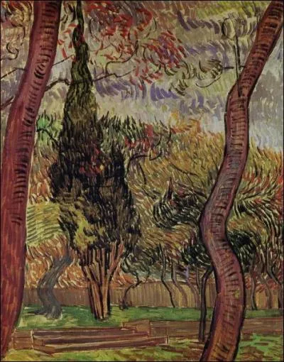 Qui a peint 'Parc de l'hpital St Paul' ?