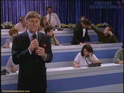 Quel est cet acteur amricain, jouant son propre rle, qui prsente le tlthon o Joey est bnvole ?