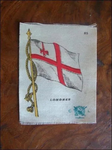 Que peut-on voir sur le drapeau de Londres ?