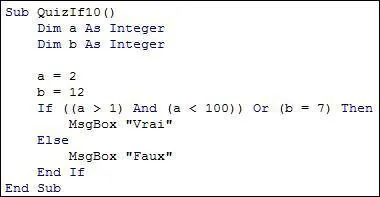 En tenant compte des parenthses, ce programme...