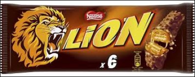 Quel est le slogan de la marque de barres chocolatées ''Lion'' ?