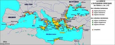 Ce sont les territoires dans l'Antiquit des...