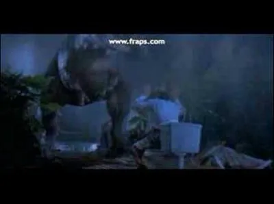 FILM : Que fait Gennaro en regardant le T-Rex, sur le sige des toilettes, juste avant de se faire dvorer ?