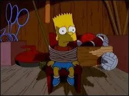 Qui a ligot Bart dans la cabane de Willy le jardinier ?
