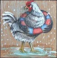 Que dsigne habituellement une poule mouille ?