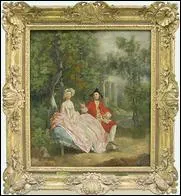 Qui a peint 'Conversation dans un parc' ?