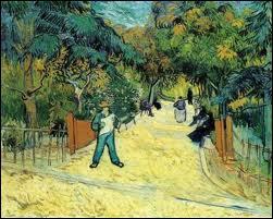 Qui a peint 'Entre du parc public  Arles' ?