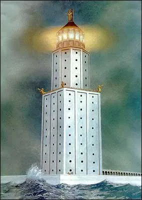 Le phare d'Alexandrie a servi de guide aux marins pendant prs de dix-sept sicles. Il se situe en Egypte sur l'le de Pharaos. Par qui fut-il dcouvert en 1995 ?
