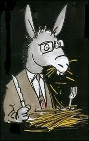 Crier allo sur le baudet.