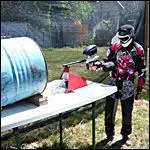 A l'entr�e du terrain, le joueur qui vient de passer au chrony...