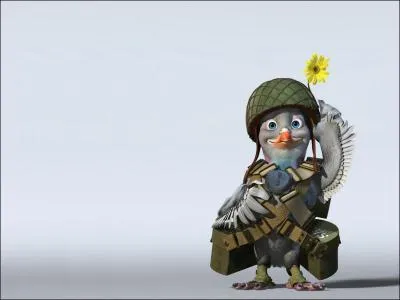 Ce pigeon courageux pendant la dernire guerre mondiale, c'est ...