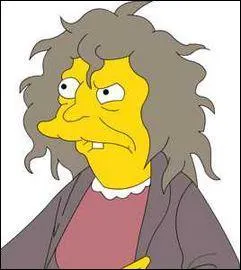 Comment s'appelle la folle aux chats de Springfield ?