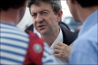 A un journaliste, Jean-Luc Mlenchon a oppos...