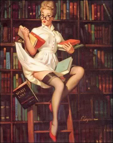 Quel est le mtier de cette Pin-Up ?