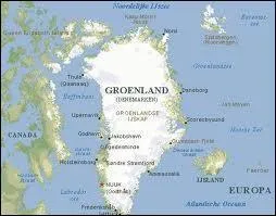 Le Groenland qui est la plus grande le de l'Amrique du Nord est la ... me plus grande le du monde.