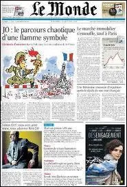 Les journaux franais comme ' Le monde ' et ' Les Echos ' sont aux dimensions de 470 mm sur 320 mm, ce format est appel ' Berlinois ', c'est ...