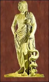 Quel est ce dieu dont les attributs sont le serpent et le bton ?