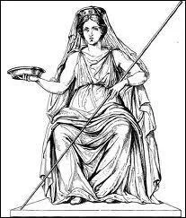 Quelle est cette desse dont les attributs sont le coq et les plantes ?