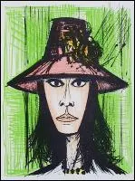 Qui a peint 'Femme au chapeau rose' ?