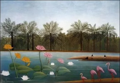Qui a peint 'Les flamants roses' ?