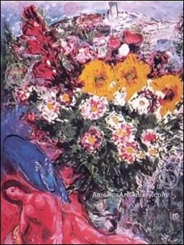 Qui a peint 'Nu rose avec fleurs' ?