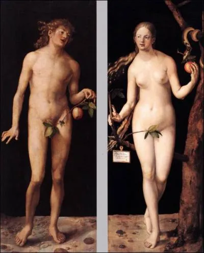 Qui a peint le diptyque 'Adam et Eve' ?