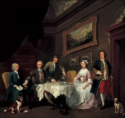 Qui a peint 'La famille Strode' ?