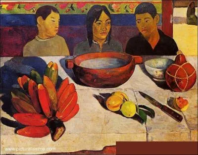 Qui a peint 'le repas de bananes' ?