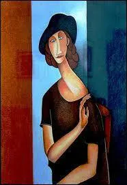 Qui a peint Jeanne au chapeau noir ?