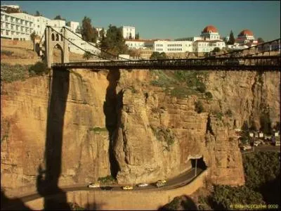 Quel est le nom de la ville pittoresque qui a pour surnom 'la ville des ponts suspendus ?