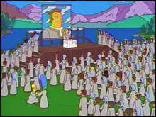 Parmi ces religions, quelles sont celles qui apparaissent dans la commune de Springfield ?