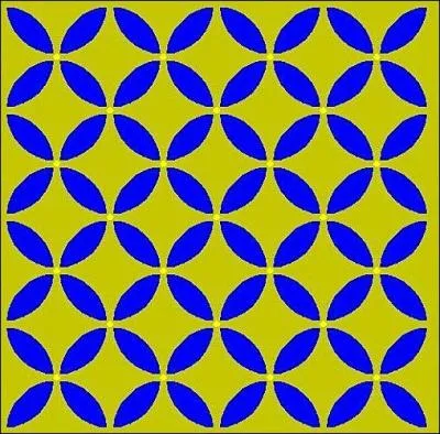 Que voyez-vous sur l'image, des fleurs ou des ronds ?