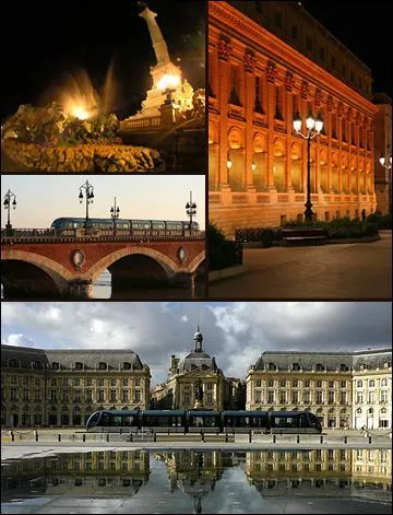 Quelle ville, situe dans le dpartement Gironde, est la capitale rgionale de l'Aquitaine ?