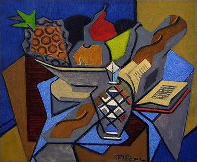 Qui a peint 'Nature morte avec ananas' ?