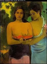 Qui a peint 'Femmes tahitiennes aux mangues' ?