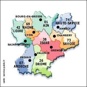 Combien de dpartements comprend la rgion ?