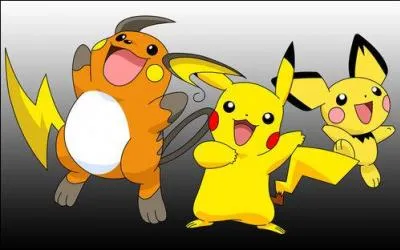Pichu, Pikachu et Raichu ont-ils tous le mme type ?
