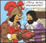 Dans les aventures de Tintin, quel est le nom de ce corsaire zurnomm ' Le Rouge' ?